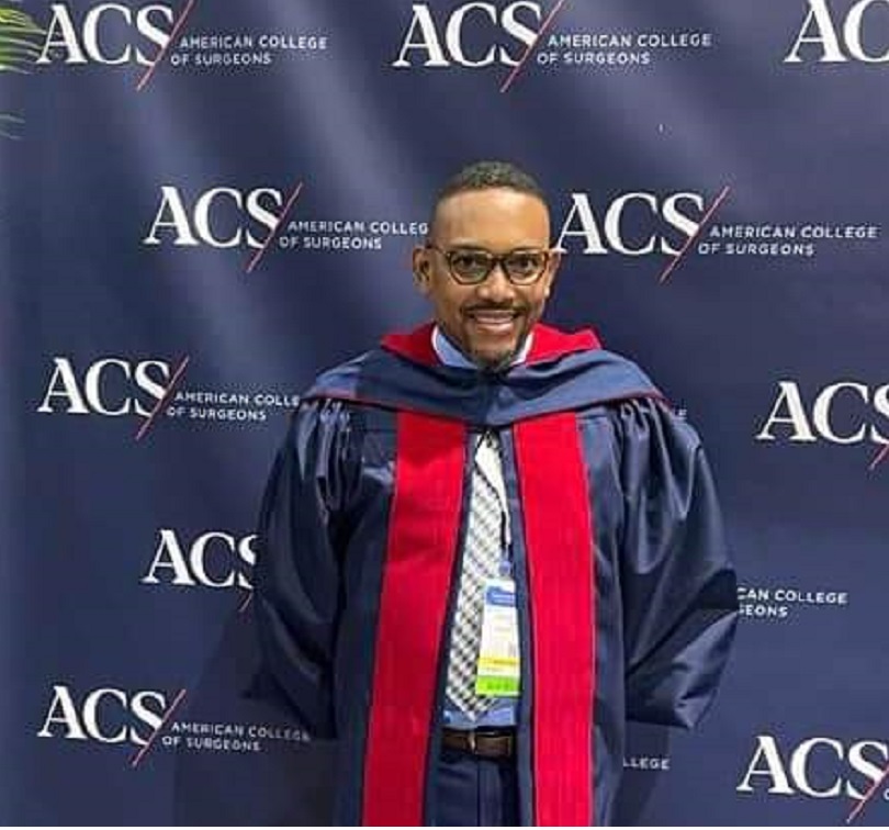 Dr. Carlos Wilson at the American College of Surgeons Award Function